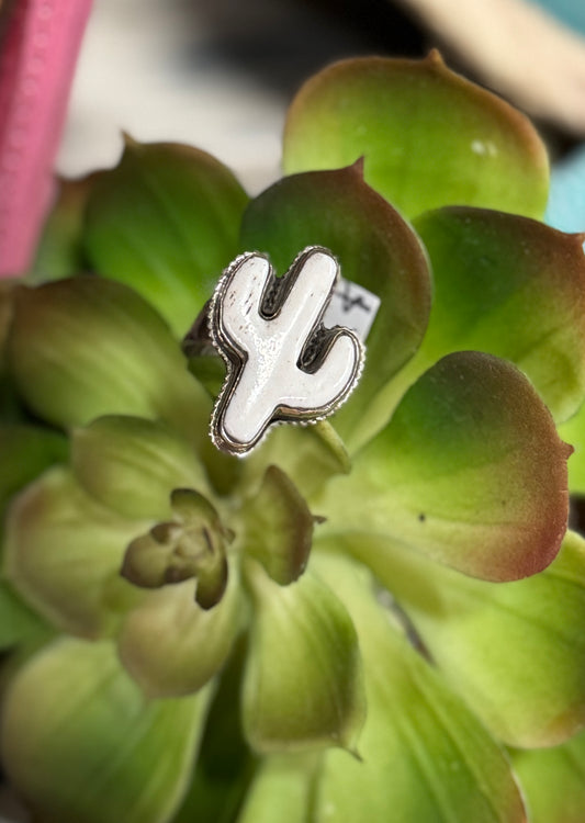 Cactus Bone Ring