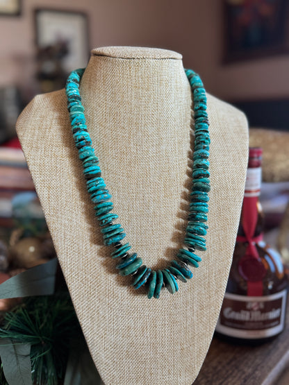 {Fort Worth} Kingman & Navajo Pearl Necklace