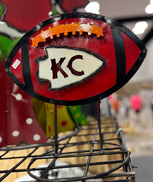 KC Metal Football Stand